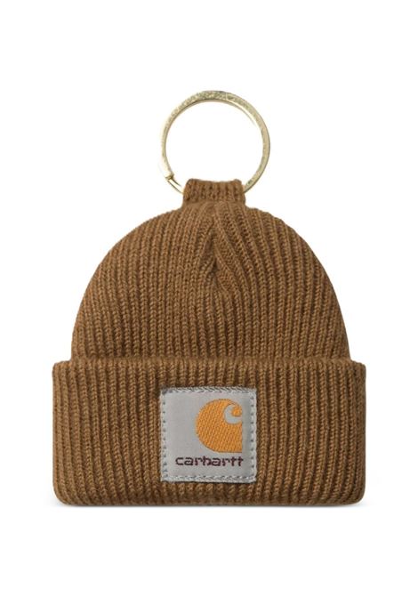 portachiavi mini watch hat  unisex marrone CARHARTT WIP | I036420HZ.XX
